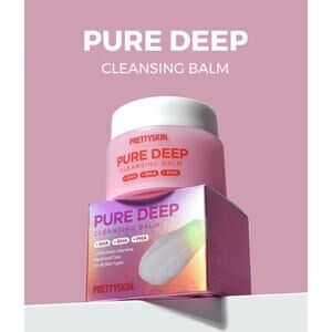 PRETTYSKIN AHA+BHA+PHA Deep Cleansing balm makeup remover Korean with Tea Tree
